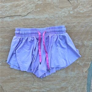Liberty Pro Kids Purple Shorts with Pink Drawstring